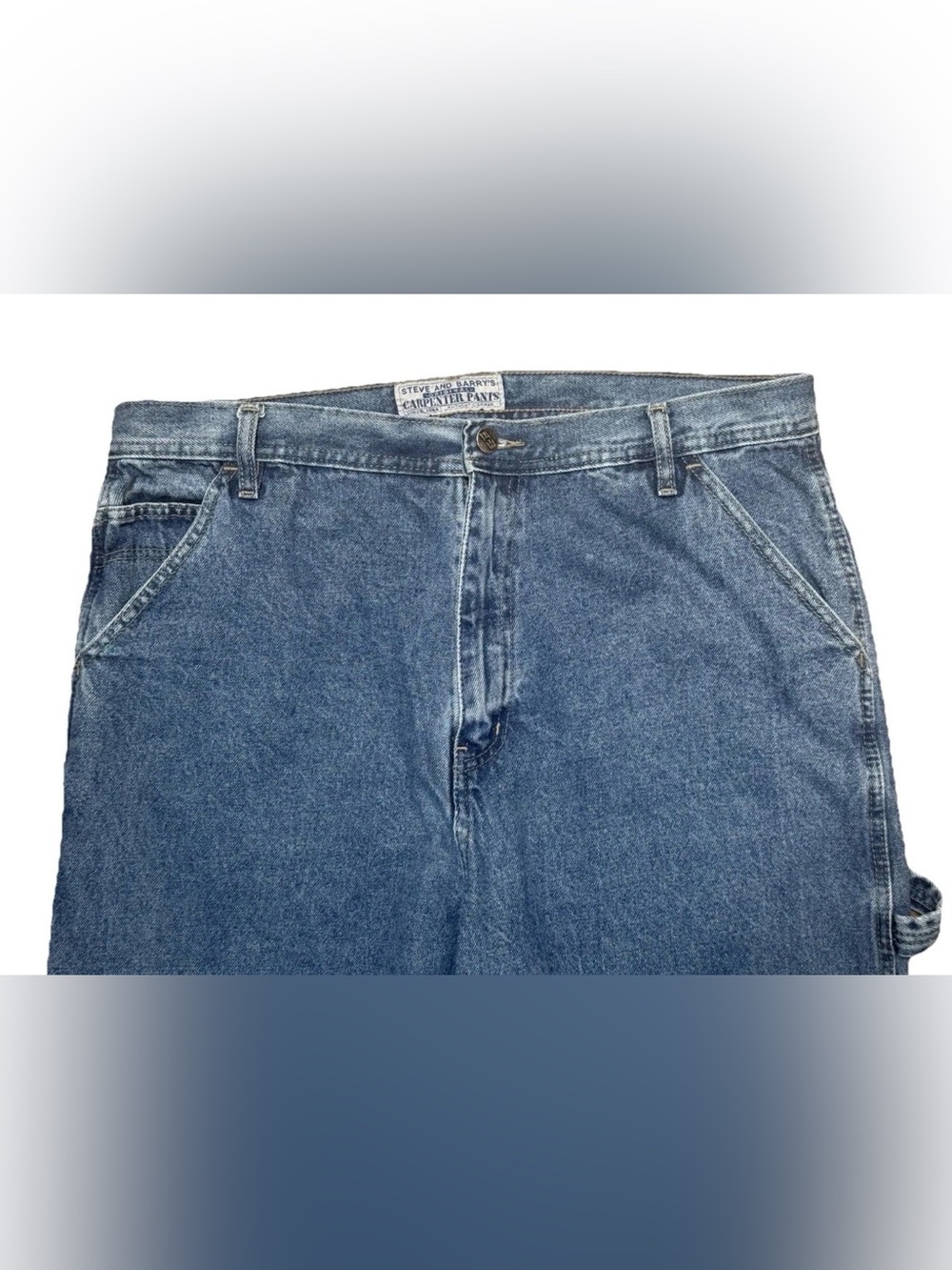 Steve & Barry's Men's Distressed Jeans
Carpenter Pants Wide Leg Measures 34x31 - Picture 4 of 9